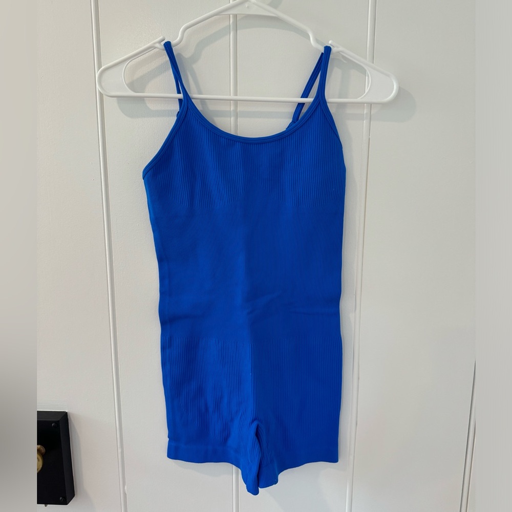 WORN 1X - Amazon Ribbed Blue One-Piece